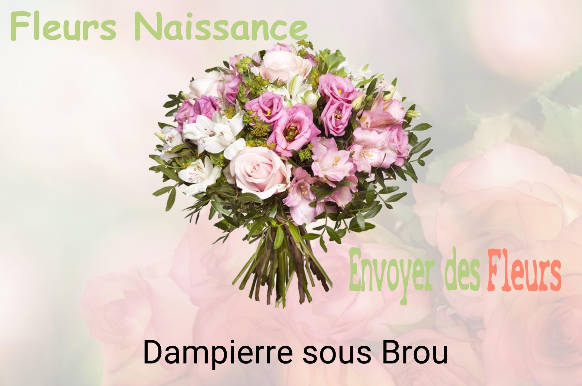 Bouquet de fleurs de naissance livré à Dampierre-sous-Brou
